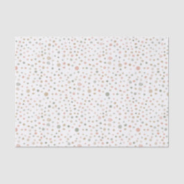 Seda Papel de tejidos de puntos de color de confetti Ma