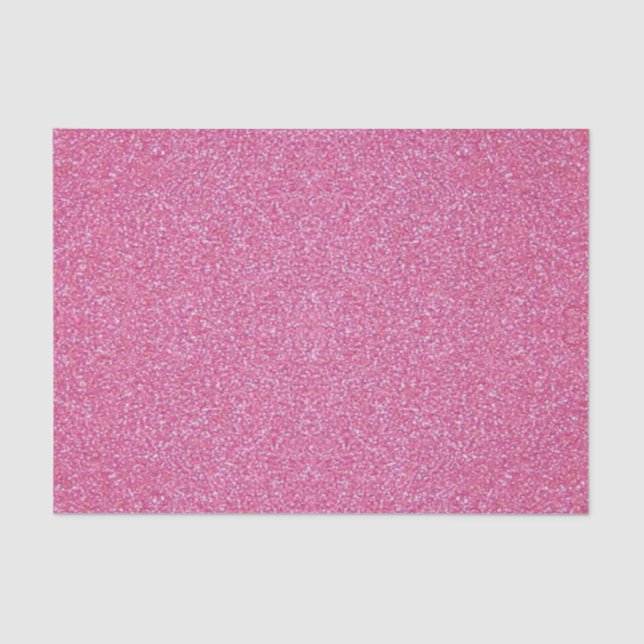 Seda Papel de tejidos de Purpurina rosa (Anverso)