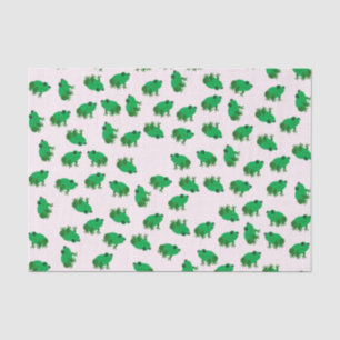 Seda Papel de tejidos de ranas cortas