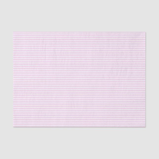 Seda Papel de tejidos de rayas rosadas claras (Anverso)