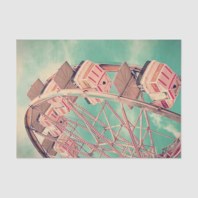 Seda Papel de tejidos de rueda de vintage (Anverso)