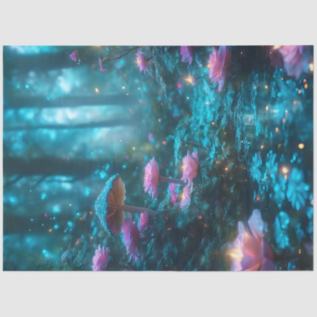 Seda Papel de tejidos de setas de luciérnaga (Anverso)