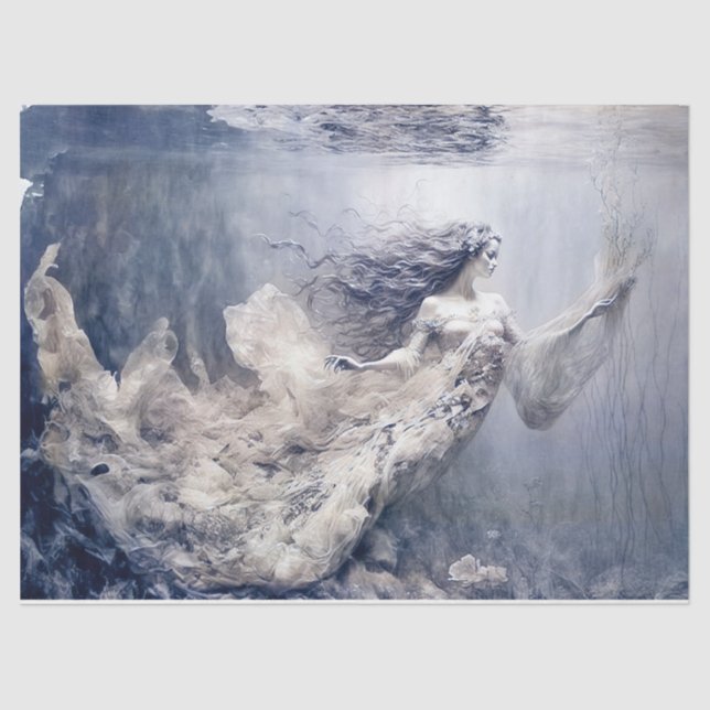 Seda Papel de tejidos de sirena ventilado (Anverso)