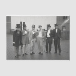 Seda Papel de tejidos de sombreros antiguos de los años