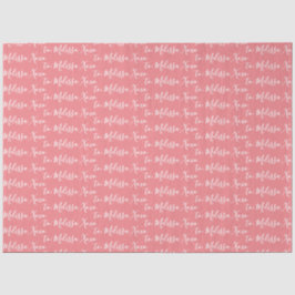 Seda Papel de tejidos de su nombre - Rosa