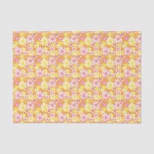 Seda Papel de tejidos de Summer Daisies