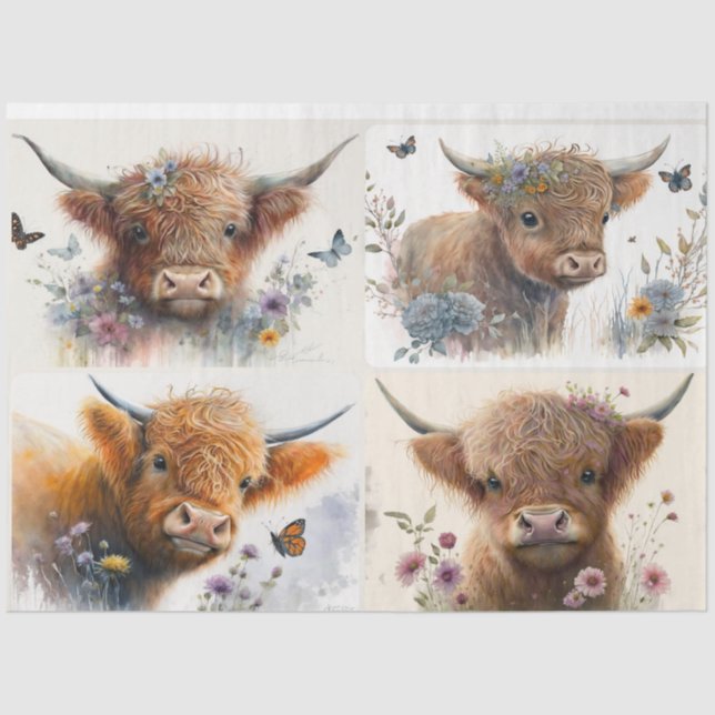 Seda Papel de tejidos de ternera para bebés en las altu (Anverso)