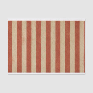 Seda Papel de tejidos de tiras rojas (horizontal) poco 
