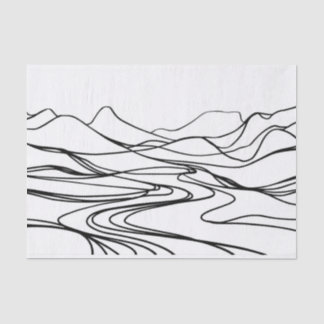 Seda Papel de tejidos de tranquilidad zen monocromático