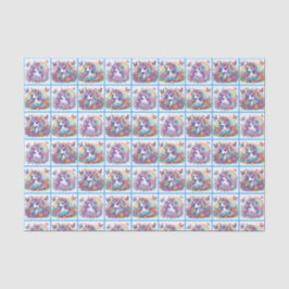 Seda Papel de tejidos de Unicornio brillante