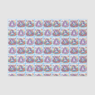 Seda Papel de tejidos de Unicornio brillante