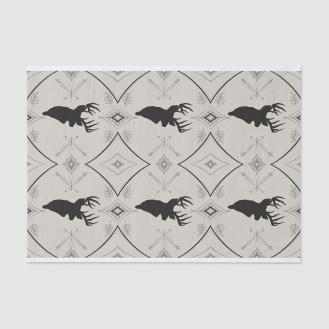 Seda Papel de tejidos de venado 2 (Anverso)