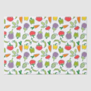Seda Papel de tejidos de verduras del Fiesta del jardín