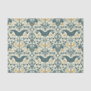 Seda Papel de tejidos de vuelo de jardín gótico - Flora