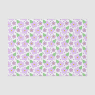 Seda Papel de tejidos del patrón de las flores de lino