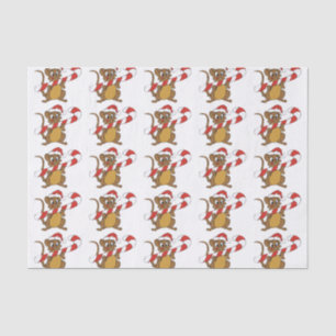 Seda Papel de tejidos del ratón para navidades