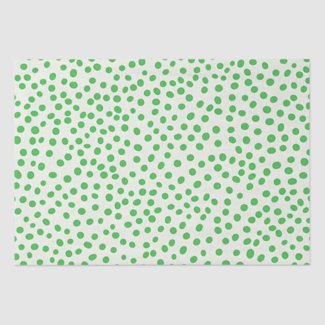 Seda Papel de tejidos Ditsy Dots (Anverso)