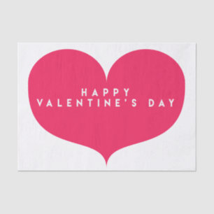 Seda Papel de tejidos El día de San Valentín del corazó