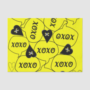 Seda Papel de tejidos el día de San Valentín Xoxo amari