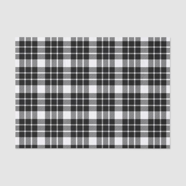 Seda Papel de tejidos en blanco y negro (Anverso)
