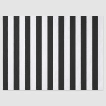 Papel de tejidos en franja blanca y negra