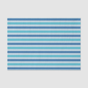 Seda Papel de tejidos en franjas azules