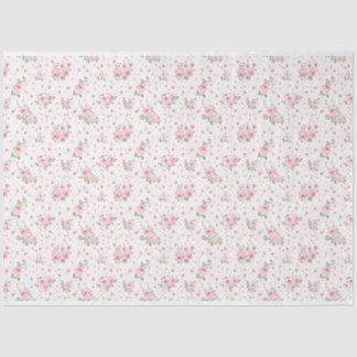 Seda Papel de tejidos florales