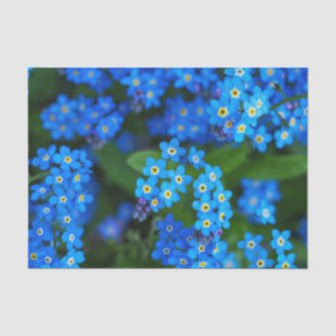 Seda Papel de tejidos florales olvidadizo