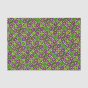 Seda Papel de tejidos - Flores de vino de pasión