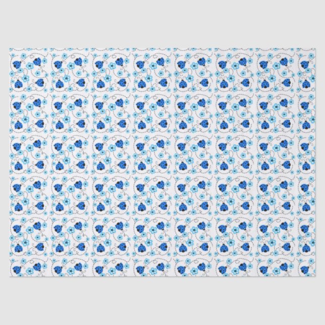 Seda Papel de tejidos/flores y licuadoras (Anverso)