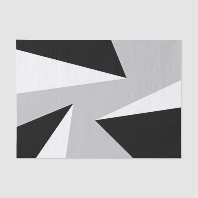 Seda Papel de tejidos geométrico monocromo (Anverso)