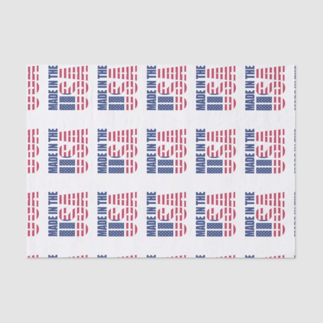 Seda Papel de tejidos hecho en Estados Unidos (Anverso)