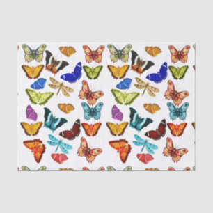 Seda Papel de tejidos impresos para mariposas
