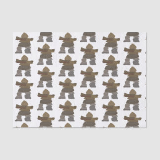 Seda Papel de tejidos Inukshuk