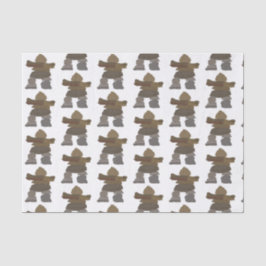 Seda Papel de tejidos Inukshuk