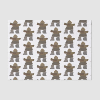 Seda Papel de tejidos Inukshuk
