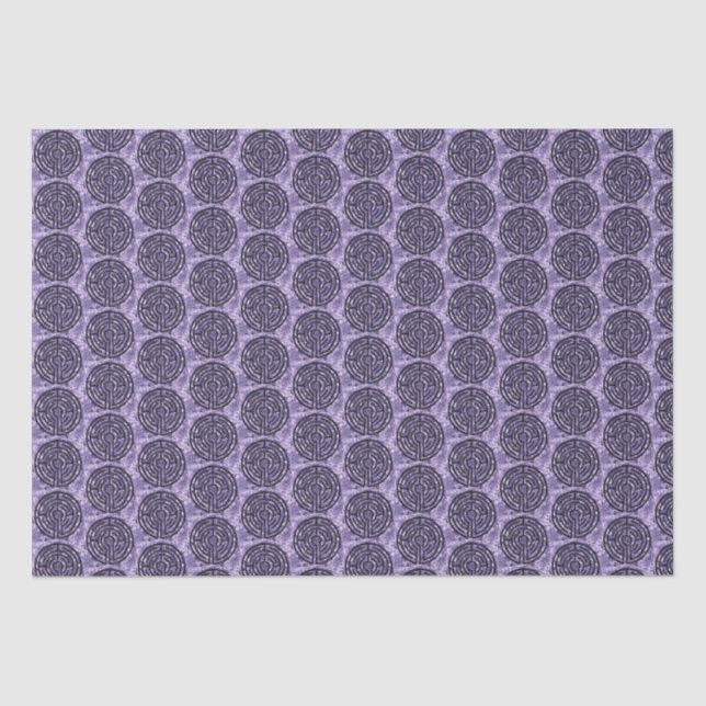 Seda Papel de tejidos LABYRINTH VI (Anverso)