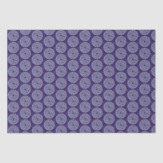 Seda Papel de tejidos LABYRINTH VIII (Anverso)