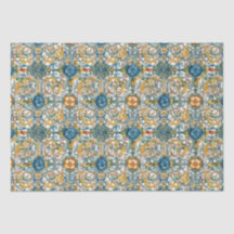 PAPEL DE TEJIDOS MEDITERRÁNEO DE DECORACIÓN DE BAL