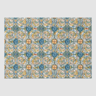 SEDA PAPEL DE TEJIDOS MEDITERRÁNEO DE DECORACIÓN DE BAL