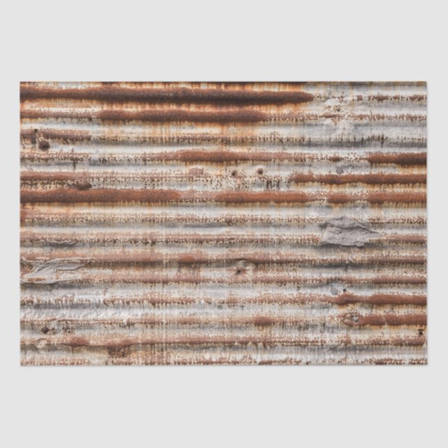 Seda Papel de tejidos Metalizado rusto de vintage (Anverso)