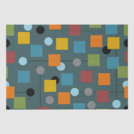 Seda Papel de tejidos - Moderno de mediados del siglo 1