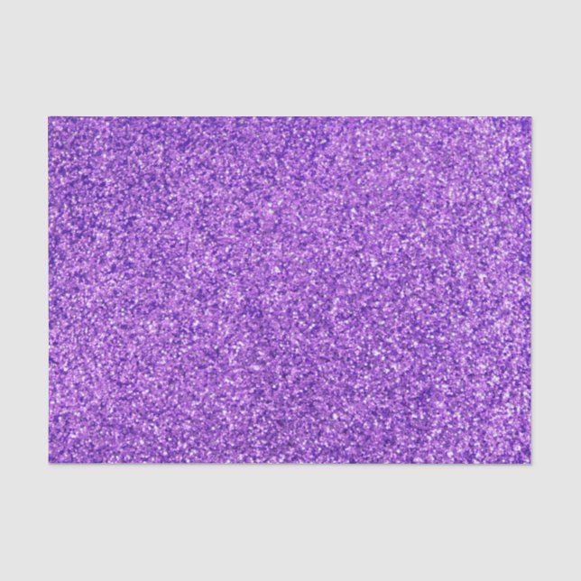 Seda Papel de tejidos morado de unicornio personalizado (Anverso)