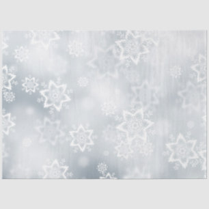 Seda Papel de tejidos navidades/copos de nieve