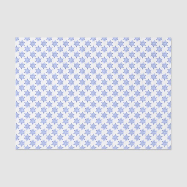 Seda Papel de tejidos navidades/copos de nieve (Anverso)