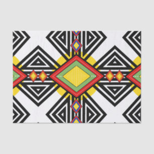 Seda Papel de tejidos Ndebele