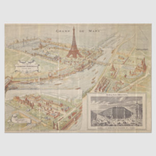 Seda Papel de tejidos o descomposición de mapas de Fran