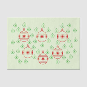Seda Papel de tejidos - Ornamentos de árbol redondo