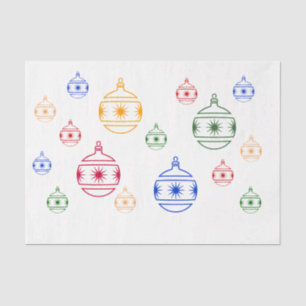 Seda Papel de tejidos - Ornamentos de Navidad