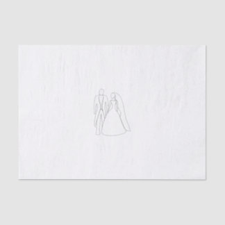 Seda Papel de tejidos para Boda o ducha